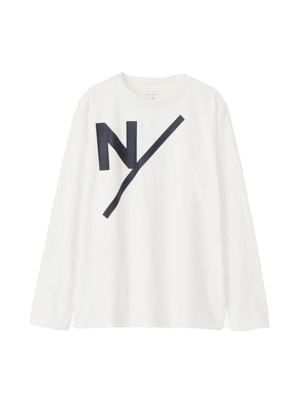 [NEUTRALWORKS.] HAE/LONG SLEEVE CREW ホワイト S｜ロックオンショップ