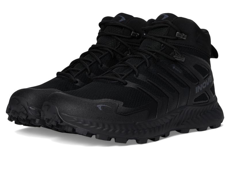 INOV8 メンズ ROCLITE MID GTX MS ゴアテックス 雨合羽 透湿 META一皿 座布団 ミドルカットトレッキングシューズ 山登り 山歩き BK00-NVBK
