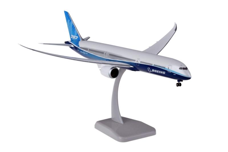 hogan Wings 1/200 ボーイング 787-10 ボーイングハウスカラー ランディングギア、スタンド付 完成品｜ロックオンショップ