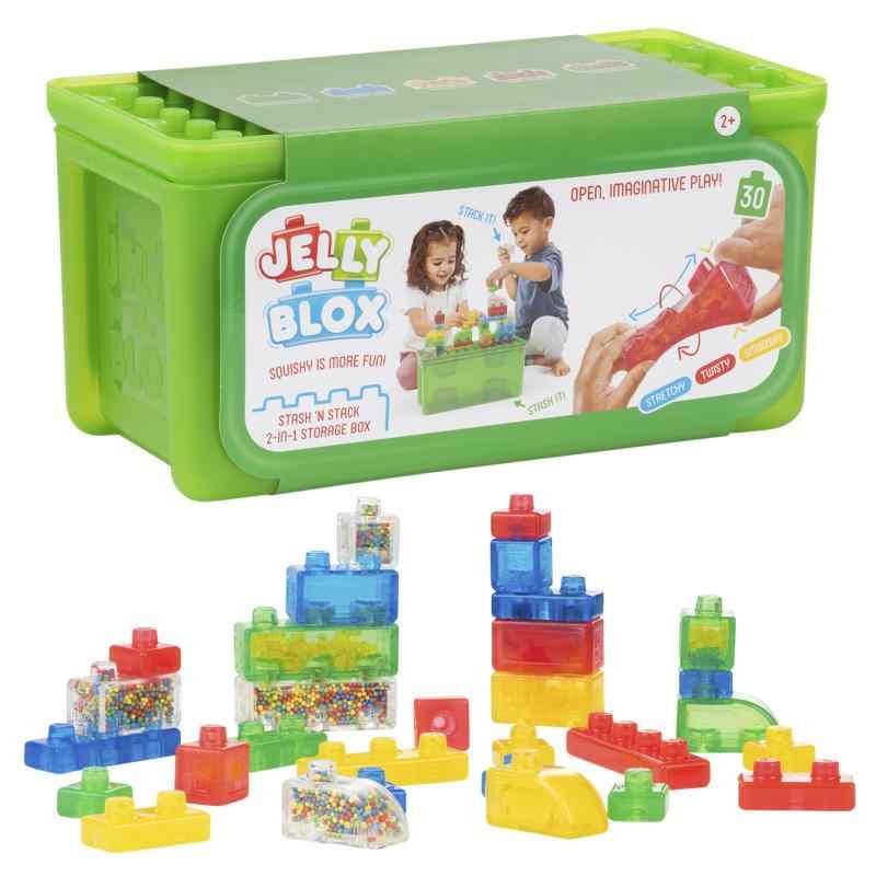 Jelly Blox Stash \u0027N Stack 2はたご屋1 納める入れもの 30差しつかえる付き添い人 | 赤ちゃん\u0026amp;就学前の積み木 お子さんが握ったり伸ばしたりできます | メッシュ免許 | 安全性のあるテスト作業済み \u0026amp; 一方ならずならない | 感覚的な経験命のせんたく手あそび 日用品雑貨・文房具・手芸-その他