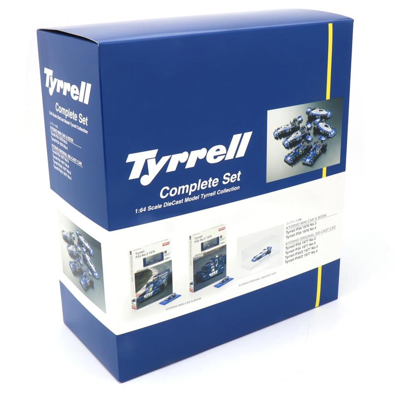 京商 (Kyosho) KYOSHO MINI CAR & BOOK No.21 1/64 Tyrrell P34 全6種コンプリートセット No.K07038B-SET|ロックオンショップ