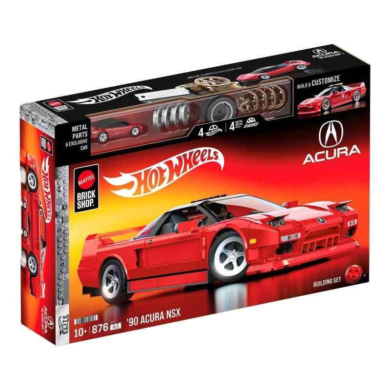ホットウィール 1/16 ホンダ アキュラ NSX 1990 組立キット 876ピース 1/64ミニカー付き Hot Wheels マテル [並行輸入品]｜ロックオンショップ