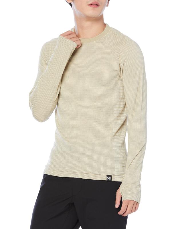 MILLET(ミレー) 秋冬 登山インナーワッフル ウール クルー MIV01905メンズ|ロックオンショップ