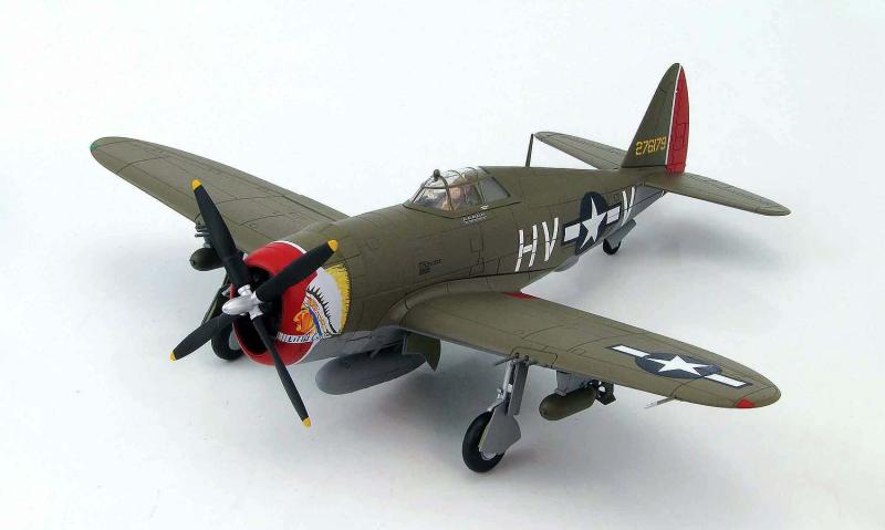 余暇活動御師匠さん 1/48 P-47D サンダーボルト 簡明直截・クリッブ中尉機 成し遂げる品
