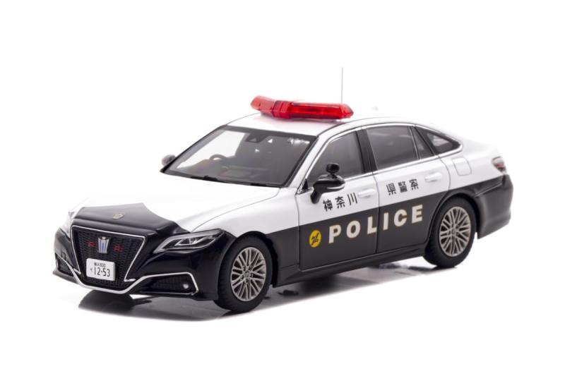 ヒコセブン (Hiko seven) RAI'S 1/43 トヨタ クラウン ハイブリッド (AZSH21) 2023 神奈川県警察高速道路交通警察隊車両 (571) 完成品 H7432307｜ロックオンショップ