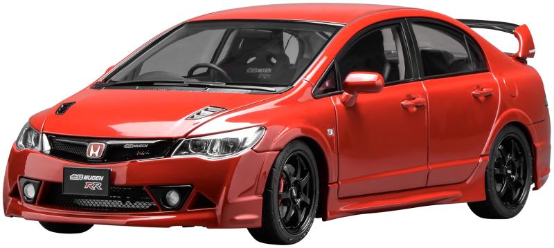 フリースタイル (FREESTYLE) MOTORHELIX 1/18 Honda Civic Type R (FD2)MUGEN RR Milano Red 完成品 M85415｜ロックオンショップ