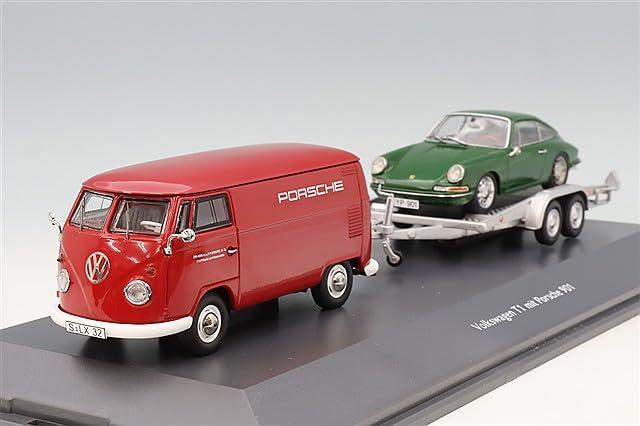 シュコー 1/43 フォルクスワーゲン T1 ボックスバン &rdquo;ポルシェ" &amp; ポルシェ 901 トレーラー付｜ロックオンショップ