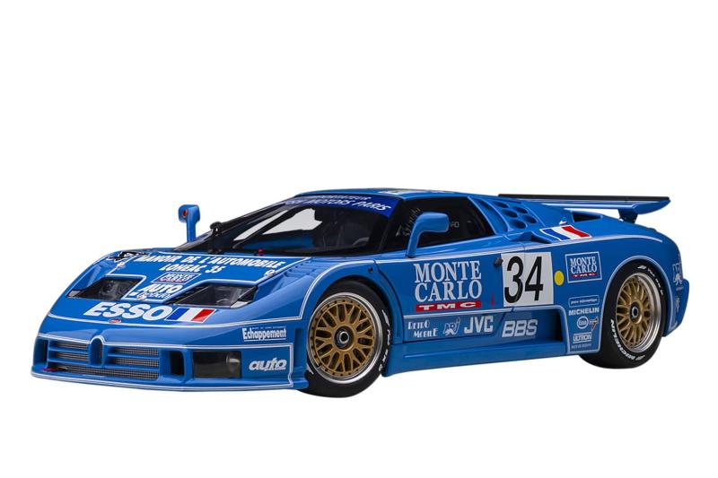 オートアート (AUTOart) 1/18 ブガッティ EB110 SS 1994年 #34 ル・マン24時間レース 完成品 89417｜ロックオンショップ