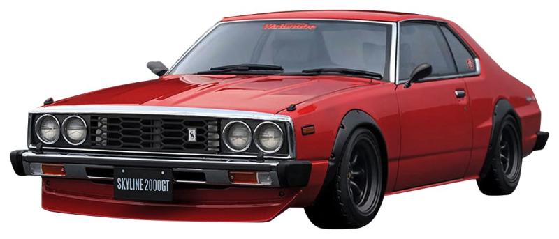 ignition model 1/18 ニッサン Skyline 2000 GT-ES (C210) Red 完成品|ロックオンショップ