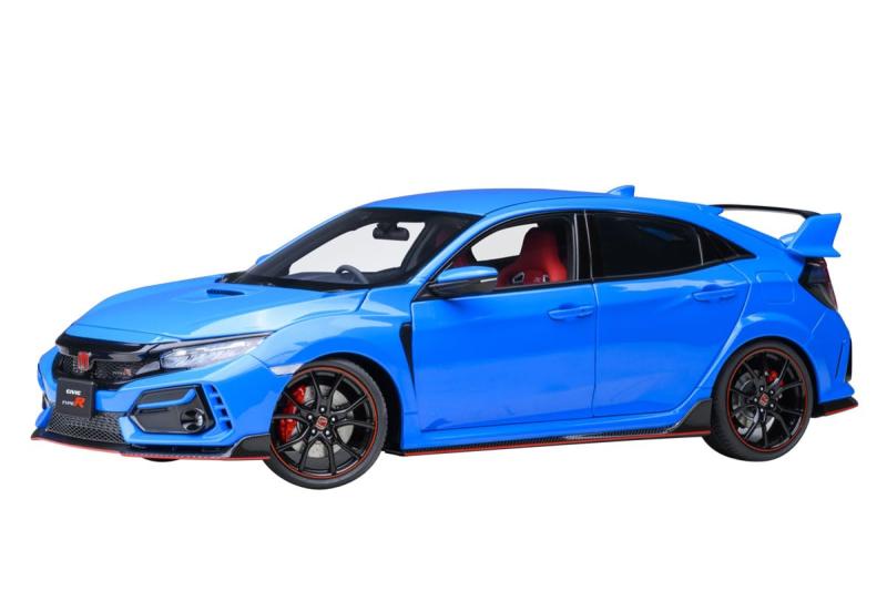 オートアート (AUTOart) 1/18 ホンダ シビック タイプR (FK8) 2021 レーシングブルー・パール 完成品|ロックオンショップ