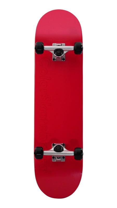 COLOR SKATEBOARDS RESIN-7 8.00インチ コンプリート カラースケートボード RED レッド スケートボード スケボー セット 完成品 プロ仕様