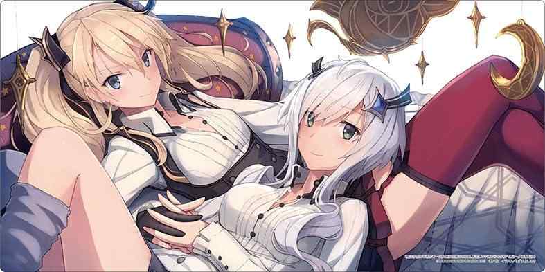 ブシロード ラバーマットコレクション V2 Vol.1174 電撃文庫 魔王学院の不適合者 ～史上最強の魔王の始祖、転生して子孫たちの学校へ通う～『サーシャ・ネクロン&ミーシャ・ネクロン』画像