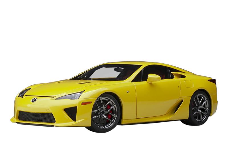 オートアート (AUTOart) 1/18 レクサス LFA (パール・イエロー) 完成品｜ロックオンショップ