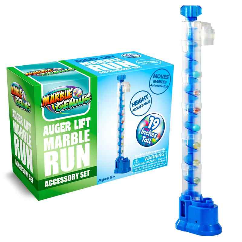 Marble Genius Marble Run Auger Blue