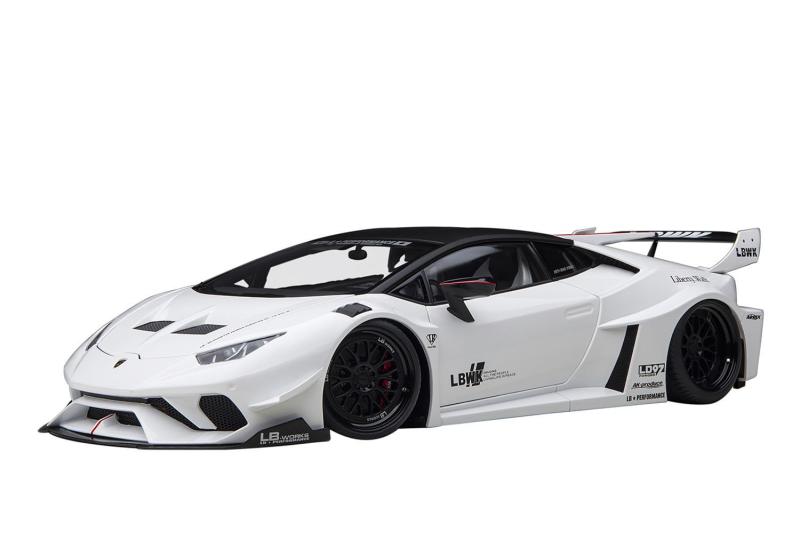 オートアート(AUTOart) 1/18 リバティーウォーク LB-シルエット ワークス ランボルギーニ ウラカン GT ホワイト 完成品|ロックオンショップ