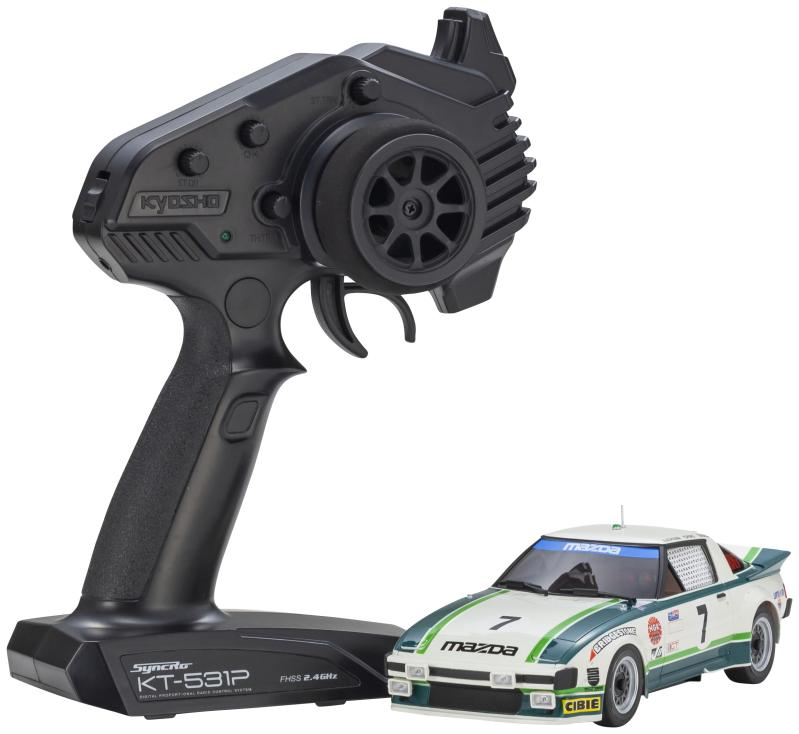 京商 (Kyosho) ミニッツRWD MR-04 レディセット マツダ サバンナ RX-7 (SA22C) 1979 デイトナ GTU クラス ウィナー No.7 電動ラジオコントロール 32365GR