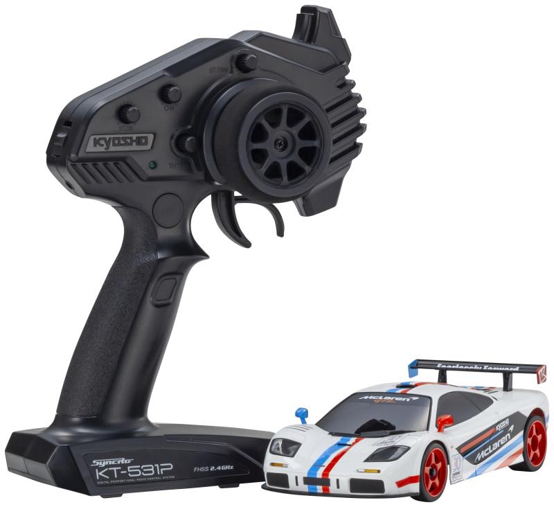 京商 (Kyosho) ミニッツRWD MR-04 成人女性仕掛ける McLaren F1 GTR KE 30周年祝する遣りかた 電動ラジオ受信機抑えつける 32372KE