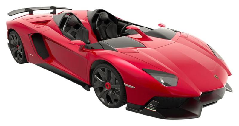 童友社 2.4GHz 1/12 ランボルギーニ アヴェンタドールJ 赤 電動ラジオコントロール 14389