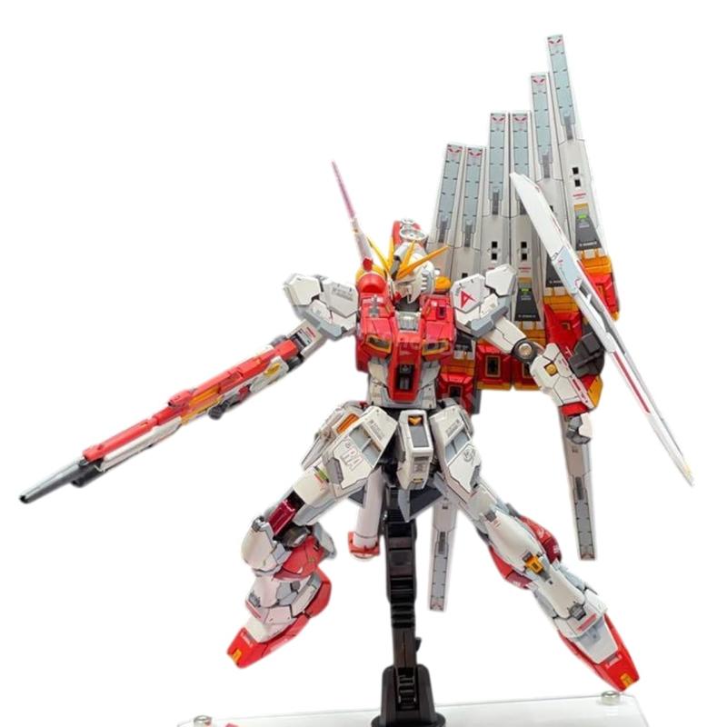 RG RX-93 νガンダム 1/144 ニューガンダム ニュー 改造 パーツ hws v 対応 改造パーツ SIDE-F RX-93ff ダブル・フィン・ファンネル装備型 チタニウムフィニッシュ クリアカラー レジン キット ガ｜ロックオンショップ