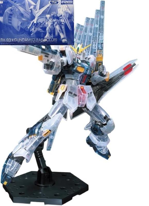 ガ ンダ ムベースモデル RG機動戦士ガ ンダ ム 逆襲のシャア 1/144 νガ ンダム[クリアカラー] 1/144スケール イベント 色分け済みプラモデル｜ロックオンショップ 8,194円