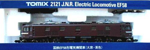 【TOMIX・トミックス】鉄道模型Ｎゲージ国鉄 EF58形電気機関車 茶色・大窓(2121)｜ロックオンショップ