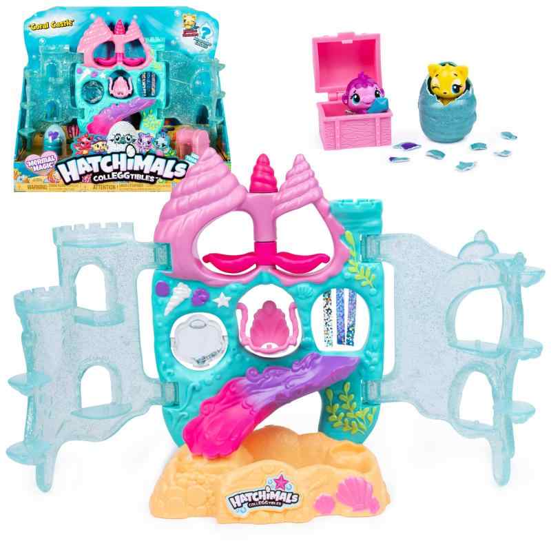 Hatchimals CollEGGtibles, Coral Castle Fold Open Playset with Exclusive Mermal Magic, for Kids Aged 5 and Up, Amazon Exclusive｜ロックオンショップ