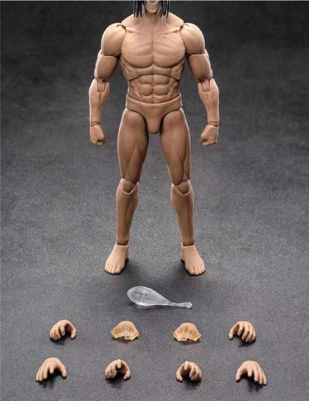 おもちゃ ホビー[TOYBARJAPAN] 1/12スケール アクションフィギュア COSER TOYS AD-001 口開け可能 アジアン男性ヘッドと素体ボディ｜ロックオンショップ