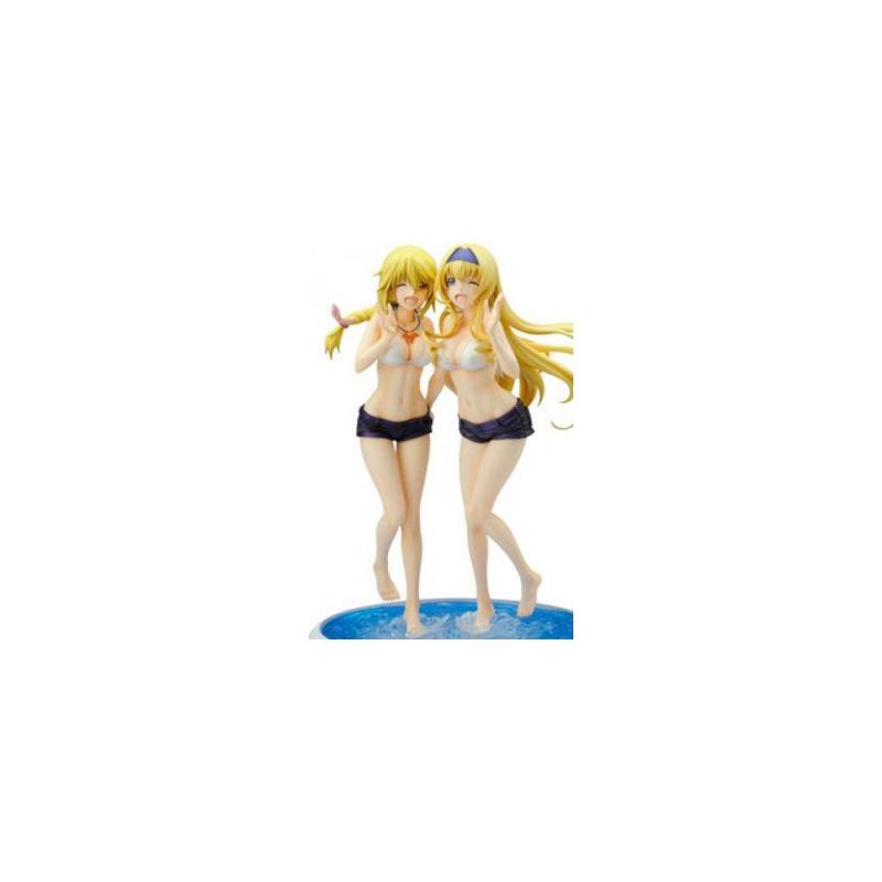 IS[インフィニット・ストラトス] シャルロット&amp;セシリア 水着Ver. 1/7スケール PVC製 塗装済み完成品フィギュア｜ロックオンショップ