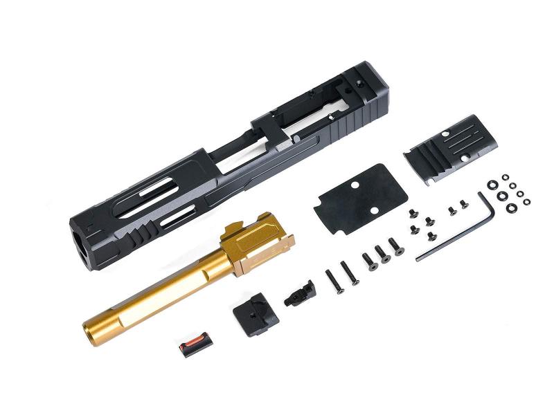 X-Craft FI G17 MK2 CNCスライド/アウターセット(Gold)|ロックオンショップ