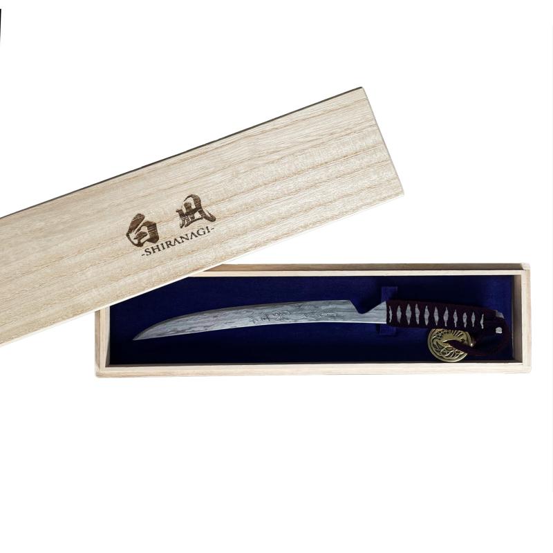 ひとふりプロジェクト(HITOFURI Project) 玉鋼製刀剣型ひとふり「白凪」単品【江戸紫(えどむらさき・紫)】伝統工芸品｜ロックオンショップ