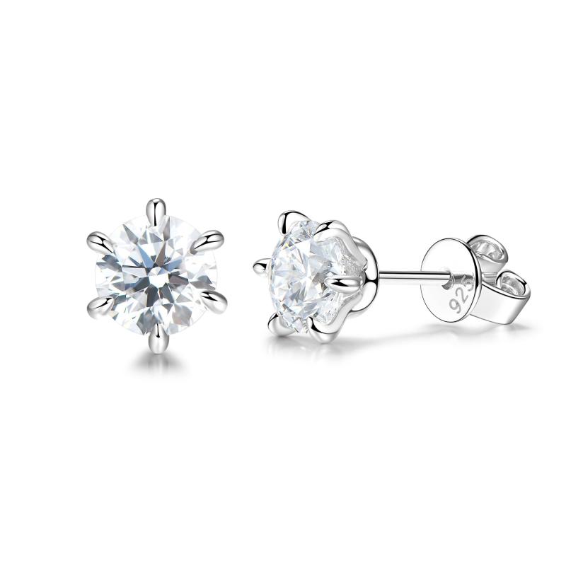 FANCIME ダイヤモンド ネックレス ピアス レディース 片耳用 0.3/0.5カラット 1石 (DEF/VS) シルバー925 つけっぱなし ラボグロウン S925 男女兼用 誕生日 記念日 クリスマス プレゼント ギフトラッピ｜ロックオンショップ 29,199円