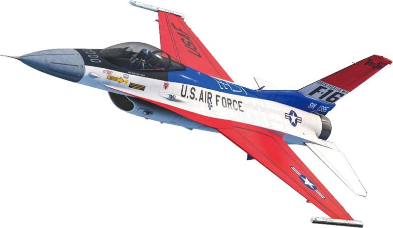 キネティック 1/48 F-16C ヴァイパー デモ チーム 2024年 プラモデル KNE48107|ロックオンショップ