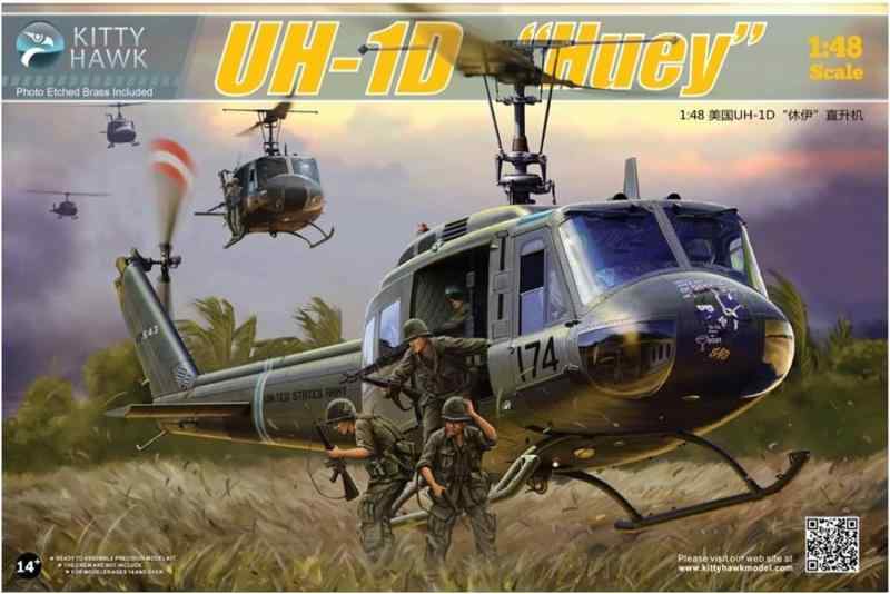キティホークモデル(Kitty Hawk Model) 1/48 UH-1D ヒューイ プラモデル KH80154 (ヘリコプター)｜ロックオンショップ 7,857円
