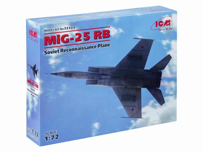 アイシーエム ICM 1/72 ソビエト連邦軍 ミグ MiG-25 RB 戦闘機 プラモデル 72173｜ロックオンショップ