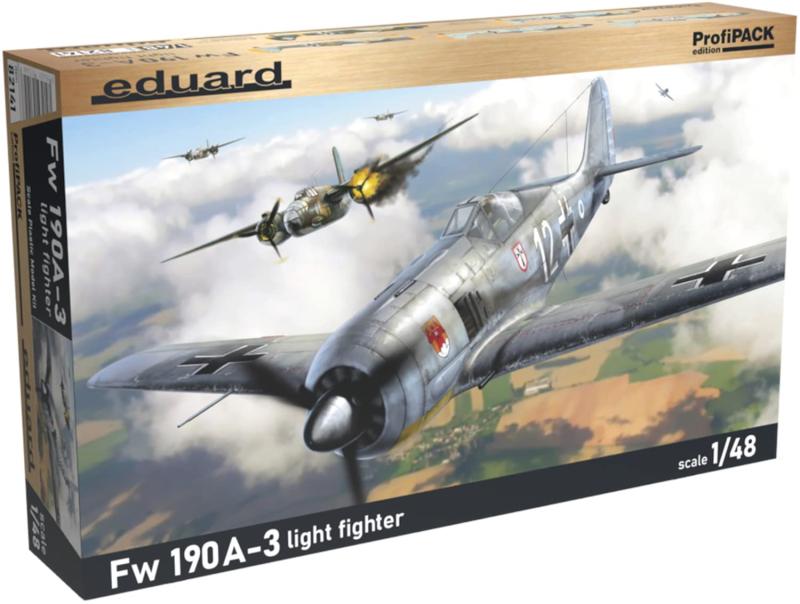 エデュアルド 1/48 プロフィパック ドイツ空軍 Fw190A-3 軽武装型 プラモデル EDU82141｜ロックオンショップ
