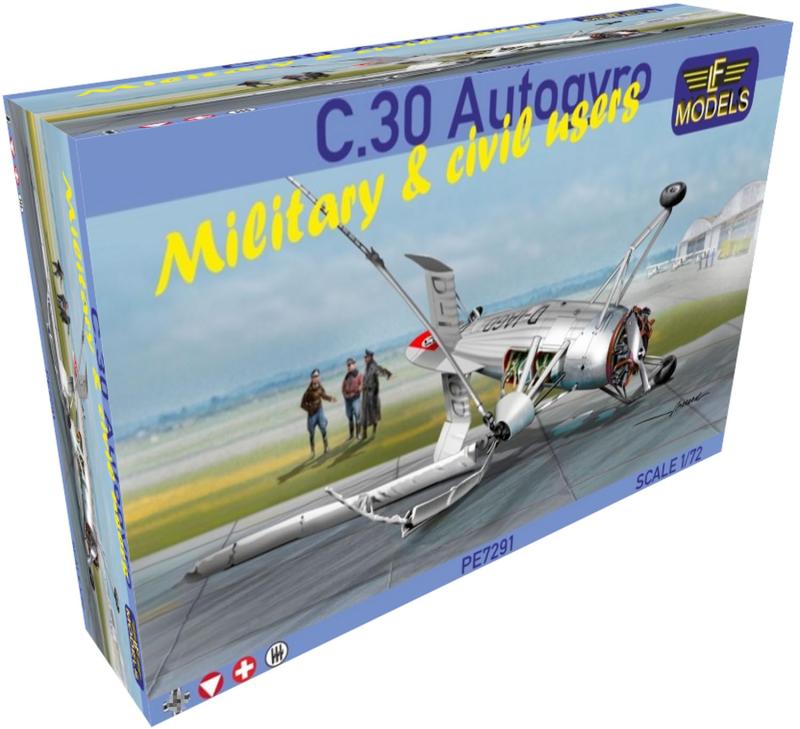 LFモデル 1/72 シエルバ C.30 オートジャイロ 軍民両用 プラモデル LFMPE7291|ロックオンショップ
