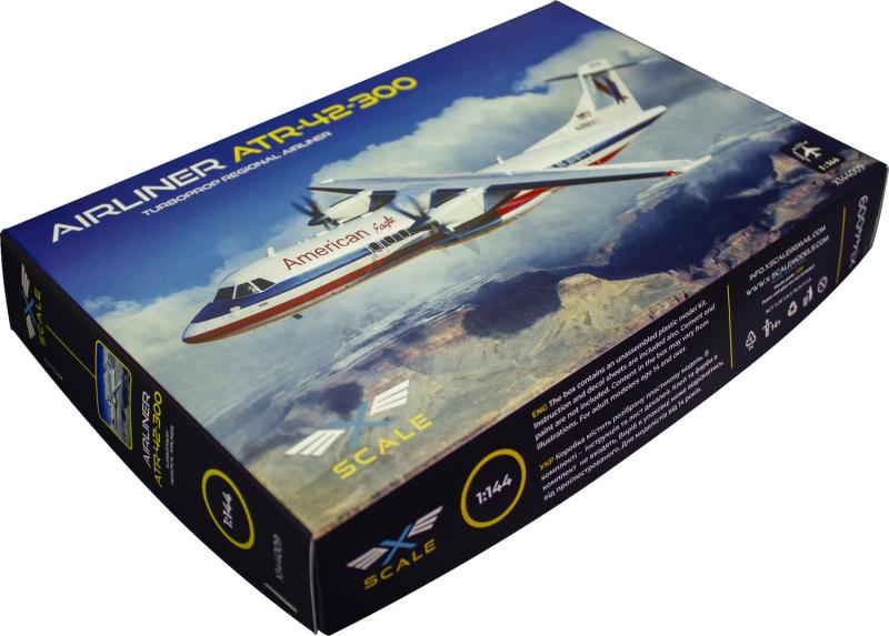 X-スケールモデルズ 1/144 ATR-42-300 ターボプロップ旅客機 プラモデル XSM144009 (飛行機)|ロックオンショップ