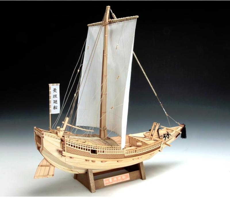 ウッディジョー 1/72 菱垣廻船 木製模型 組み立てキット (船)｜ロックオンショップ