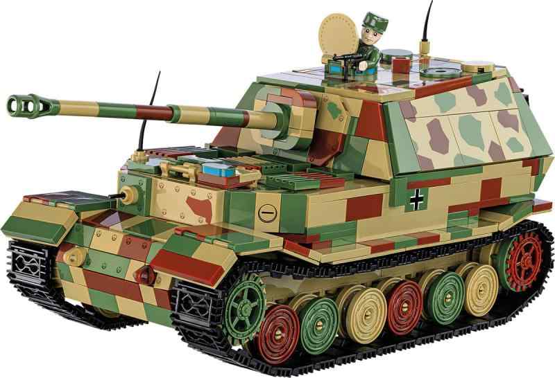 COBI 2582 Panzerjager Tiger Elefant HC WWII 1:28 Brick Model Tank 1252pcs|ロックオンショップ