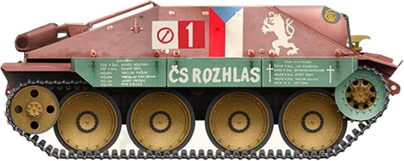 スノーマンモデル 1/35 ヘッツァー 駆逐戦車 プラハ 1945 砲身なし 4タイプ プラモデル SPE35001 (戦車)|ロックオンショップ