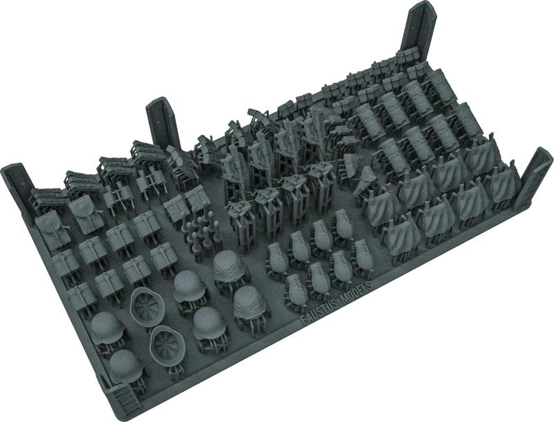RTディオラマ 1/35 ドイツ軍歩兵装備品 1944-1945 ミニチュア用アクセサリー RTDFM35018 (情景)｜ロックオンショップ
