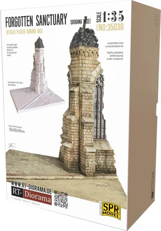 RTディオラマ 1/35 ディオラマベースシリーズ 忘れられた聖所 ジオラマベース RTD35038 (情景)|ロックオンショップ