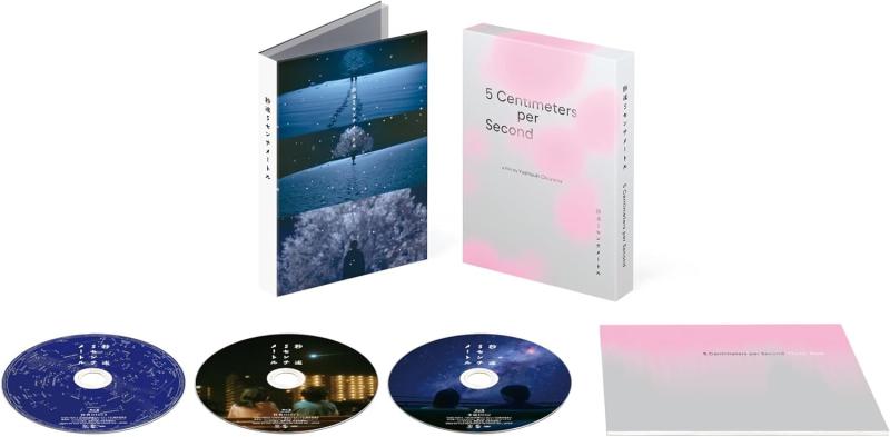 【外付け特典アクリルキーホルダー(ピンク)付き】 秒速5センチメートル DVD豪華版 (DVD 3枚組)＋特典：アクリルキーホルダー(ピンク)付き｜ロックオンショップ 8,194円