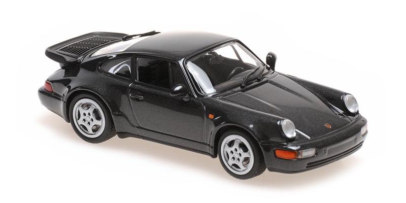 マキシチャンプス 1/43 ポルシェ 911 ターボ (964) 1990 ブラックパール｜ロックオンショップ