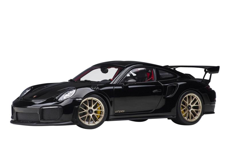 オートアート(AUTOart) 1/18 ポルシェ 911 (991.2) GT2 RS ヴァイザッハ・パッケージ ブラック/カーボンブラック 完成品｜ロックオンショップ