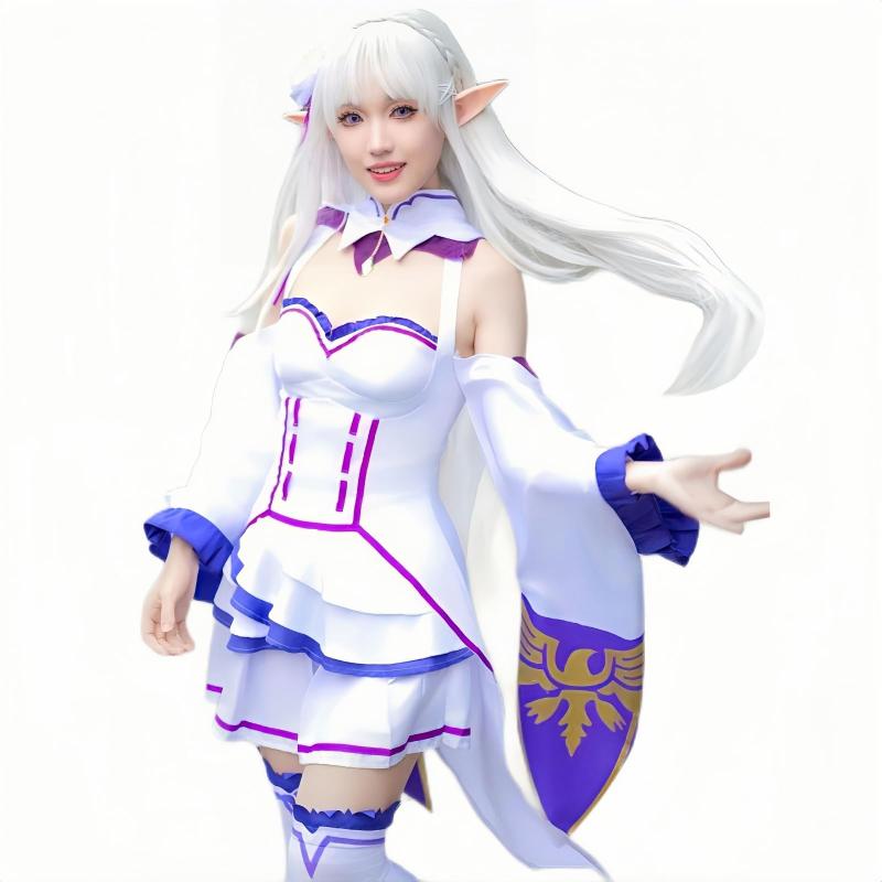 [NOKIJP] リゼロ コスプレ衣装 レム コスプレ エミリア コスプレ衣装 菜月昴 コスプレ ラム コスプレ衣装 リゼロ コスプレ Re:ゼロから始める異世界生活 コスプレ アニメ コスプレ イベント 仮｜ロックオンショップ