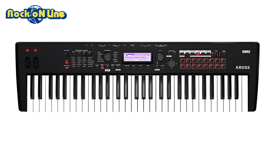 KORG KROSS2-61-MB (マット・ブラック)【シンセサイザー】【マスターキーボード】