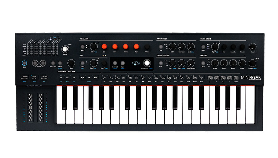 楽天市場】ARTURIA MINIFREAK アルゴリズム・シンセサイザー