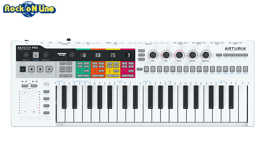 DTM・DAW ARTURIA KEYSTEP 37 楽天市場】Arturia アートリア KEYSTEP PRO MIDI コントローラー