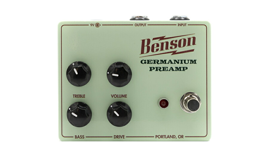Benson Preamp ベンソンプリアンプ エフェクター オーバードライブ Benson Amps Preamp Pedal オーバードライブ プリアンプ